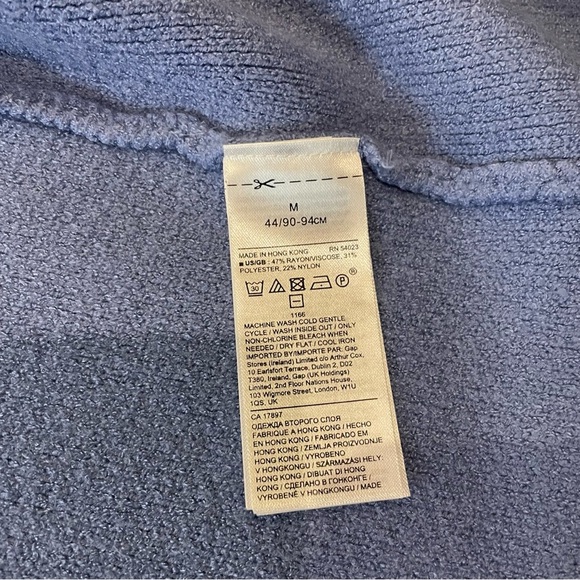 Banana Republic Blue Open Front Cardigan - Picture 3 of 5